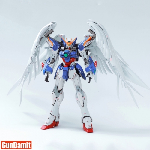 Navigator Toys Pre-Painted & Pre-Assembled Bandai XXXG-00W0 Wing Gundam Zero EW Ver.Ka