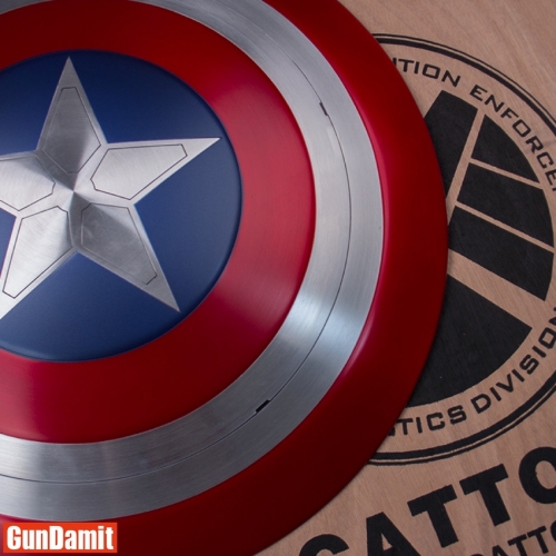 [Metal Made] Cattoys 1/1 Captain America Shield The Falcon Version w/ Wooden Box