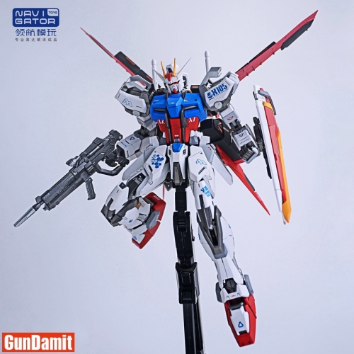 Navigator Toys Pre-Painted & Pre-Assembled Bandai GAT-X105 Aile Strike Gundam Ver.RM