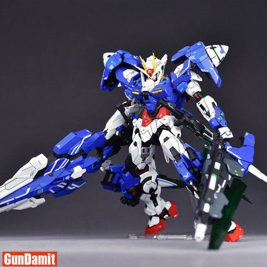 model 1/100 MG GN-0000/7S 00 Gundam Seven Sword DM024 MJH M.J.H. Dragon Momoko 