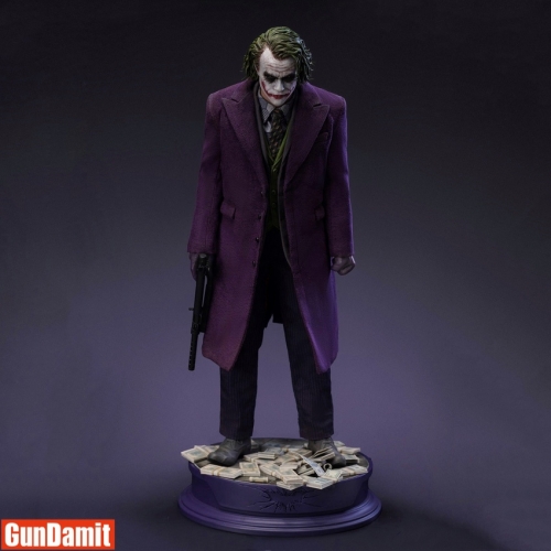 Inart 1/6 DC Licensed The Dark Knight Joker Sculpted Hair Standard Version