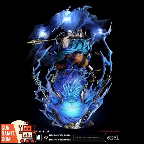 [Pre-Order] Last Sleep Studios One Piece Thunder God Enel w/ LED Statue Class S Version