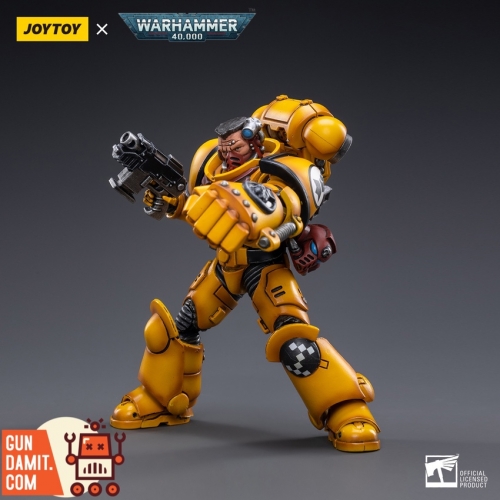 [Pre-Order] JoyToy Source 1/18 Warhammer 40K Imperial Fists Intercessors Brother Sergeant Sevito