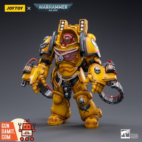 [Pre-Order] JoyToy Source 1/18 Warhammer 40K Imperial Fists Intercessors Brother Sergeant Lycias