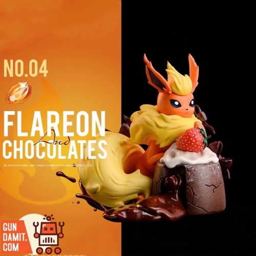 Wing Studio & HZ Studios Pokemon Dessert Series No.4 Chocolate Flareon Statue