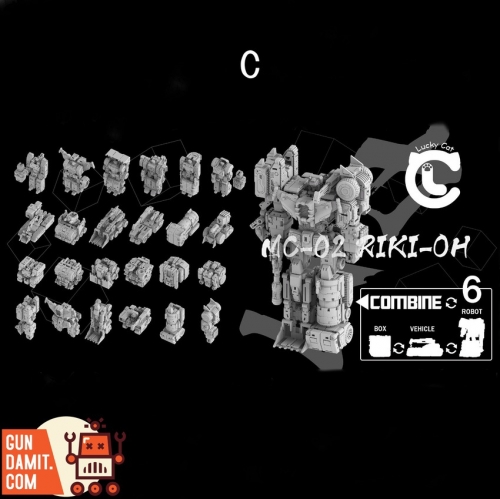 [Pre-Order] Lucky Cat Micro Cosmos MC-02 Riki-Oh Devastator Set C