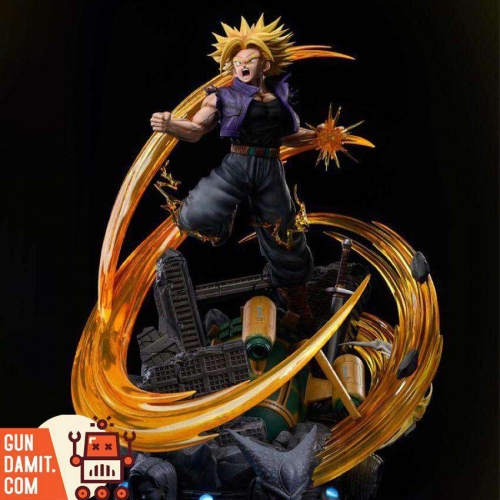 Sky Top Studios Dragon Ball 1/6 Trunks w/ LED Statue Deluxe Version
