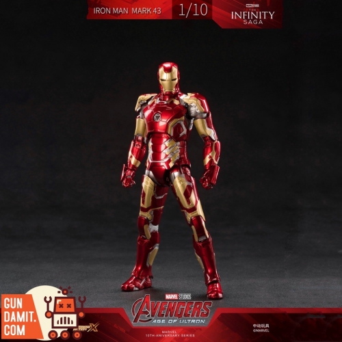 ZT Toys Marvel Licensed 1/10 Iron Man Mark 43
