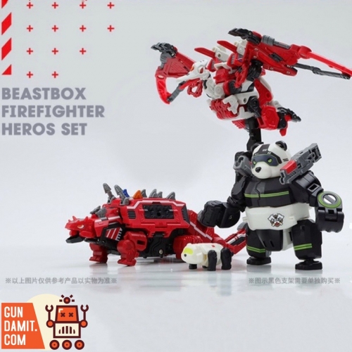 52Toys BeastBox Firefighter Heroes Set of 3