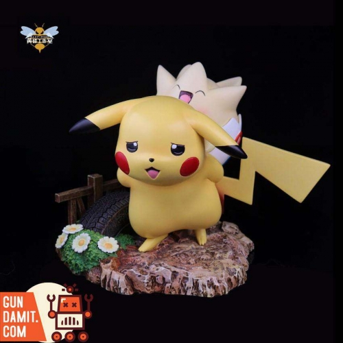 [Pre-Order] WASP Studios Pokemon Togepi Wanna on the Back Togepi & Pikachu Statue
