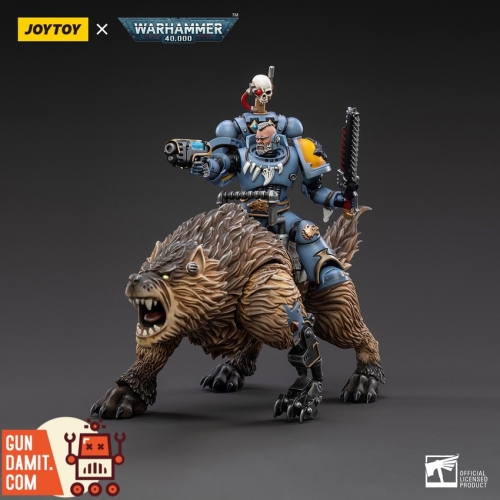 JoyToy Source 1/18 Warhammer 40K Space Wolves Thunderwolf Cavalry Bjane