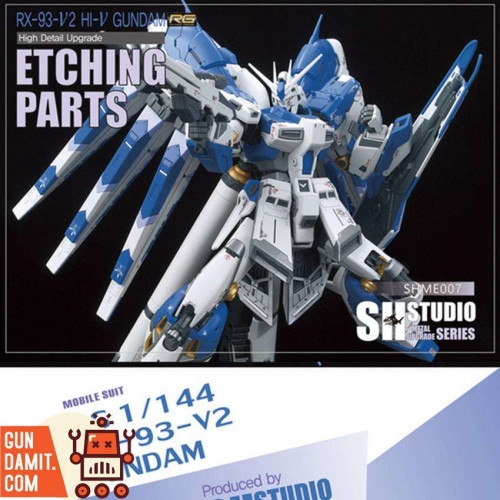 SH Studio Etching Upgrade Kit for Bandai RG RX-93-V2 HI-V Gundam