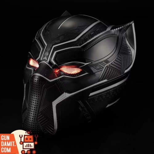 [Pre-Order] Killerbody 1/1 KB20095-1 Official Licensed Collectible Black Panther Wearable Helmet w/ Eye Lights Touch Control
