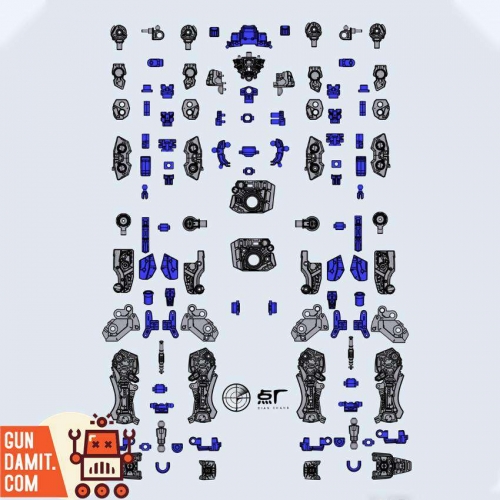 [Pre-Order] Point Factory Studio 1/100 Alloy Upgrade Kit for MG MBF-P03 Gundam Astray Blue Frame