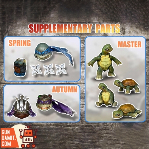 [Coming Soon] Fury Toys 1/12 Samurai Turtles Supplementary Parts