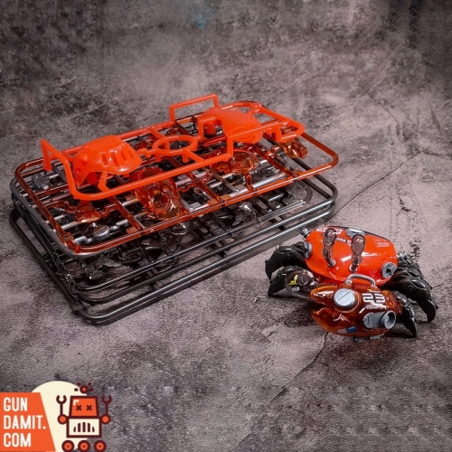 Orange Cat Industry 008 Aquaculture Tank Fiddler Crab Model Kit Red Version