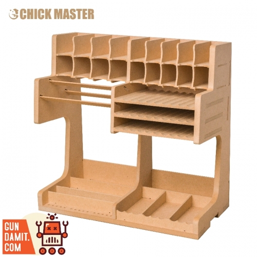 Chick Master K1 Wooden Model Kit Tool Organizer Rack
