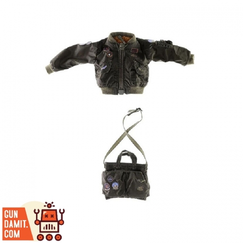 [Pre-Order] HASUKI 1/12 CS007 Figure Clothing Flight Jacket & Shoulder Bag Set