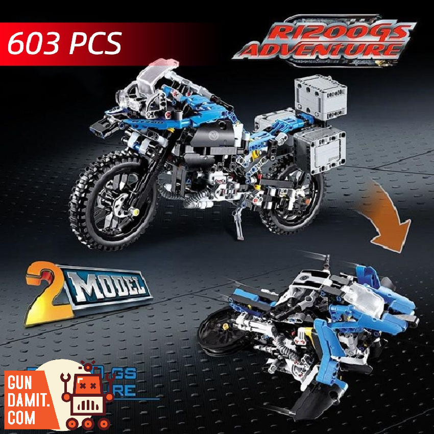 [Coming Soon] DECOOL 3369A Off-Road Motorcycles R1200GS Blue Version