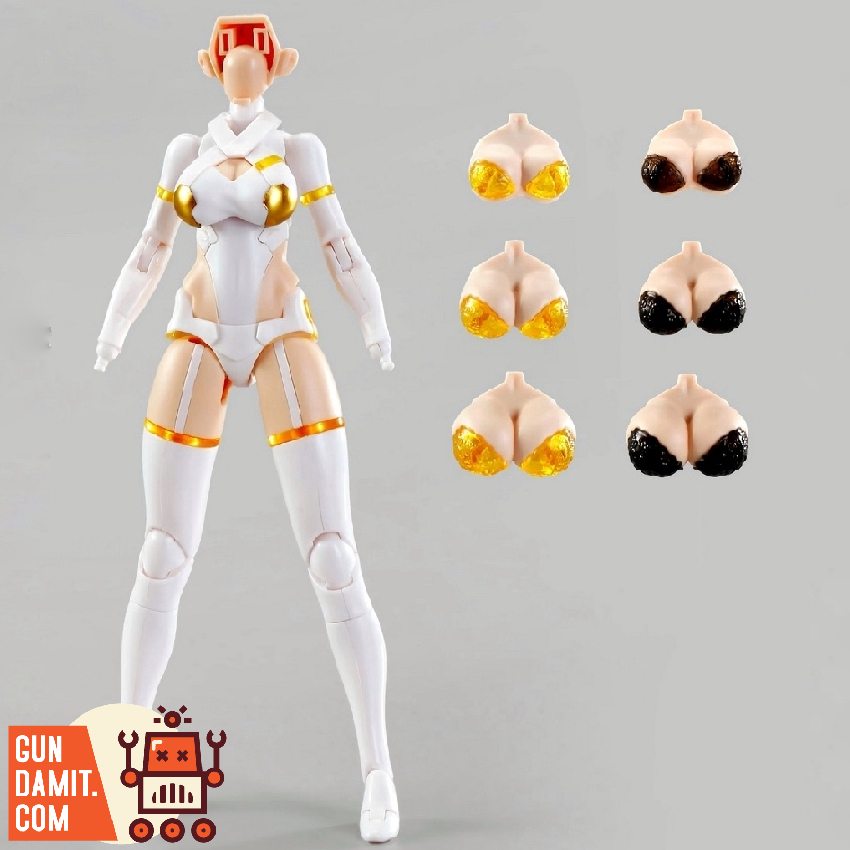 [Pre-Order] D House 1/12 Plain Figure Model Kit for Mecha Girl White Skin Version