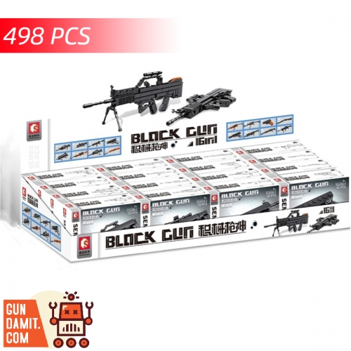 Sembo Block 702030 Toy Machine Gun Set of 16