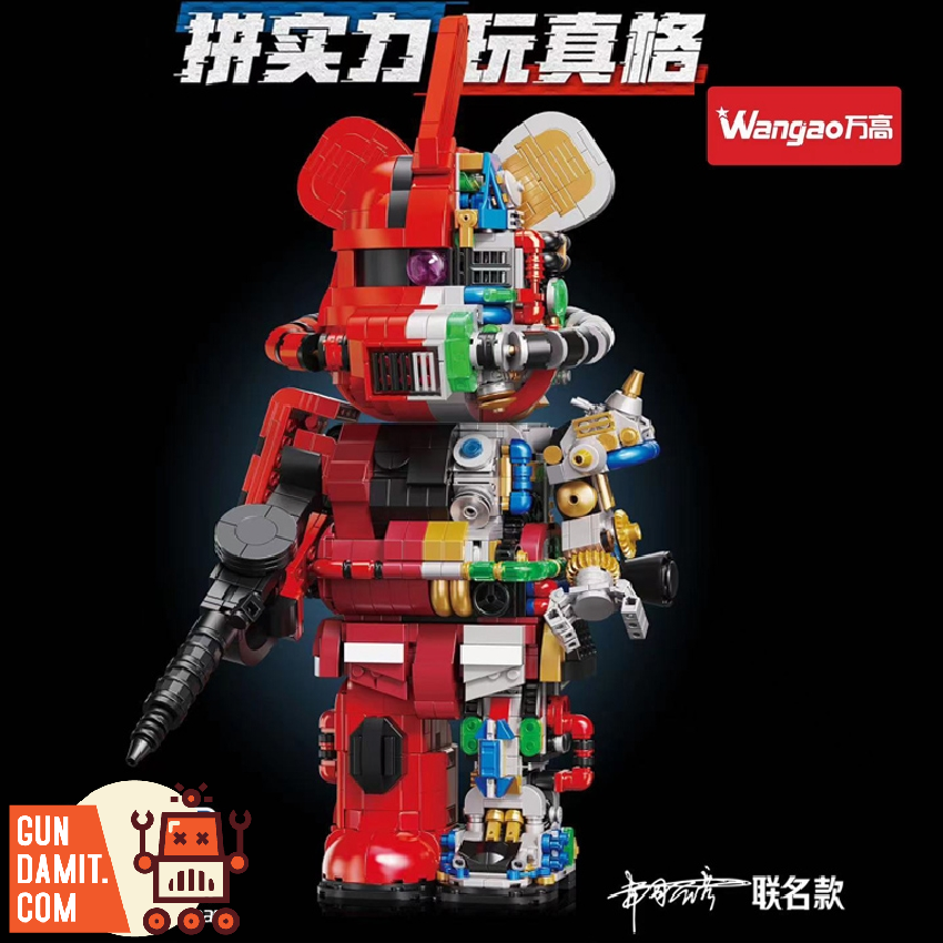 [Coming Soon] Wangao Block Model 188010 Zaku Bear Robot