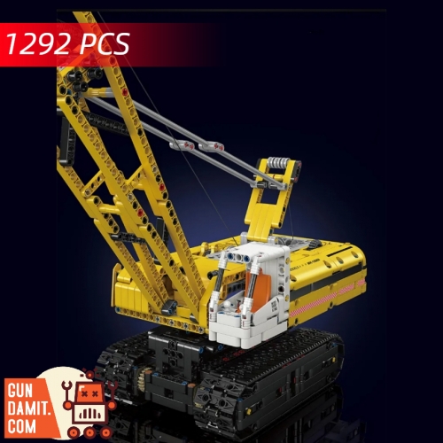 [Coming Soon] Mould King 15069 Crawler Crane Yellow Version w/ PF Parts