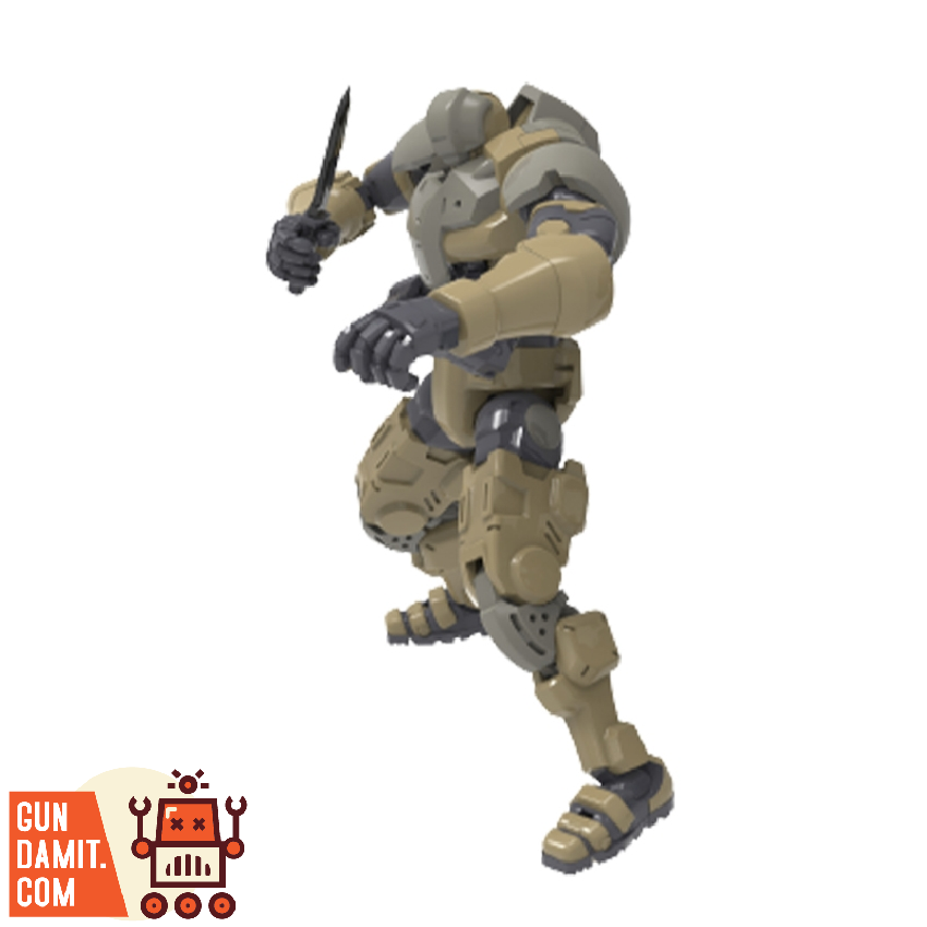 [Pre-Order] Warriors Workshop 1/30 WWS-O-01/02 Loyalty ‘G’ Assist Humanoid Soldier Model Kit Brown Version