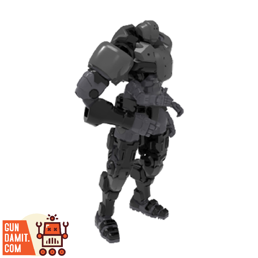 [Pre-Order] Warriors Workshop 1/30 WWS-O-01/02 Loyalty ‘G’ Assist Humanoid Soldier Model Kit Black Version