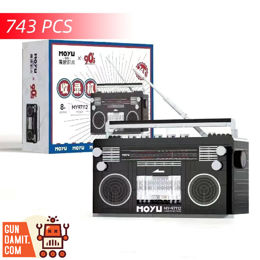[Coming Soon] MoYu Block MY97112 Retro Home Appliances Radio Tape Recorders