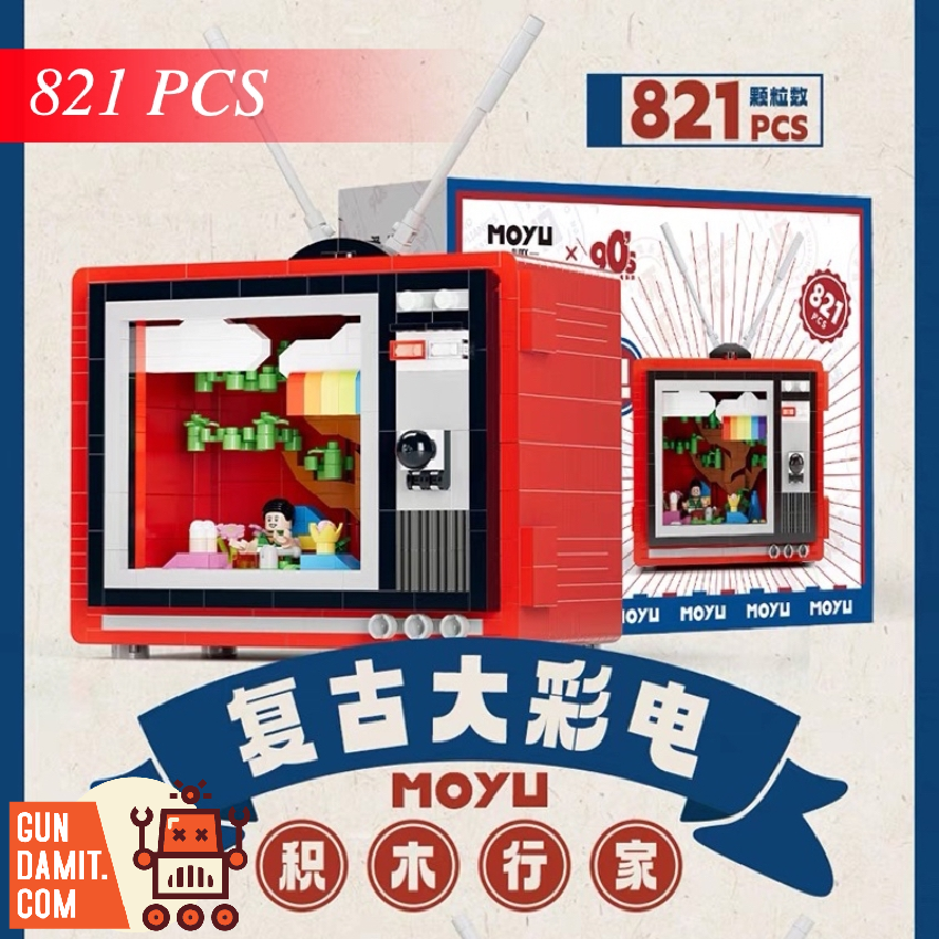 [Coming Soon] MoYu Block MY97111 Retro Home Appliances Color Television Set