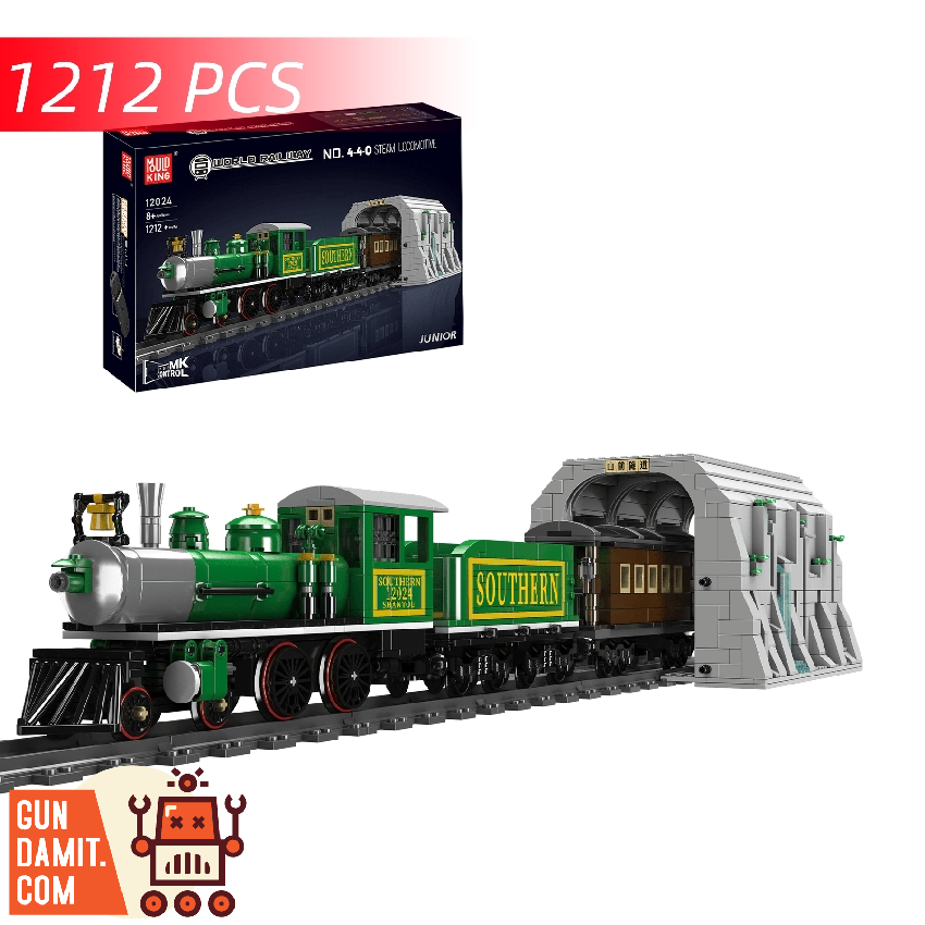 [Coming Soon] Mould King 12024 4-4-0 Steam Locomotives w/ PF Parts