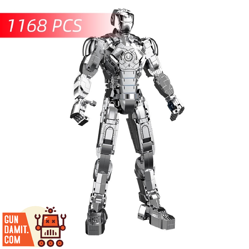 [Coming Soon] Tuole 6016 Iron Hero Iron Man MK 2 w/ Light
