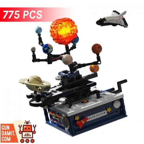 TuoMu T5002 Space Exploration Series Rotating Solar System w/ Light