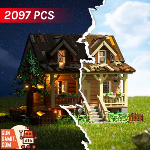 [Coming Soon] FUNWHOLE FH9001 Wood Cabin w/ Lights