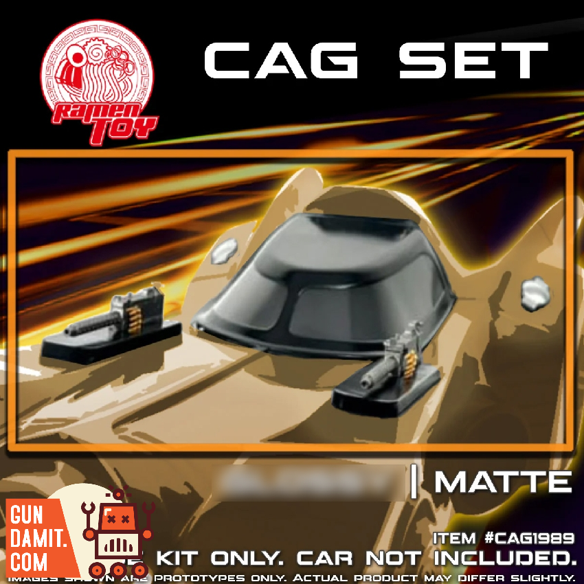 [Pre-Order] Ramen Toy CAG1989-M CAG Set Upgrade Kit Matte Version for Mcfarlane Batmobile 1989