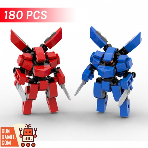 BuildMoc C9975 Mini Red & Blue Mechas Set of 2