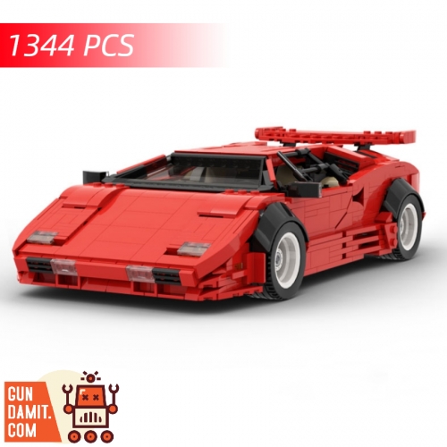 BuildMoc 57779 Lamborghini Countach LP5000 QV Red Version