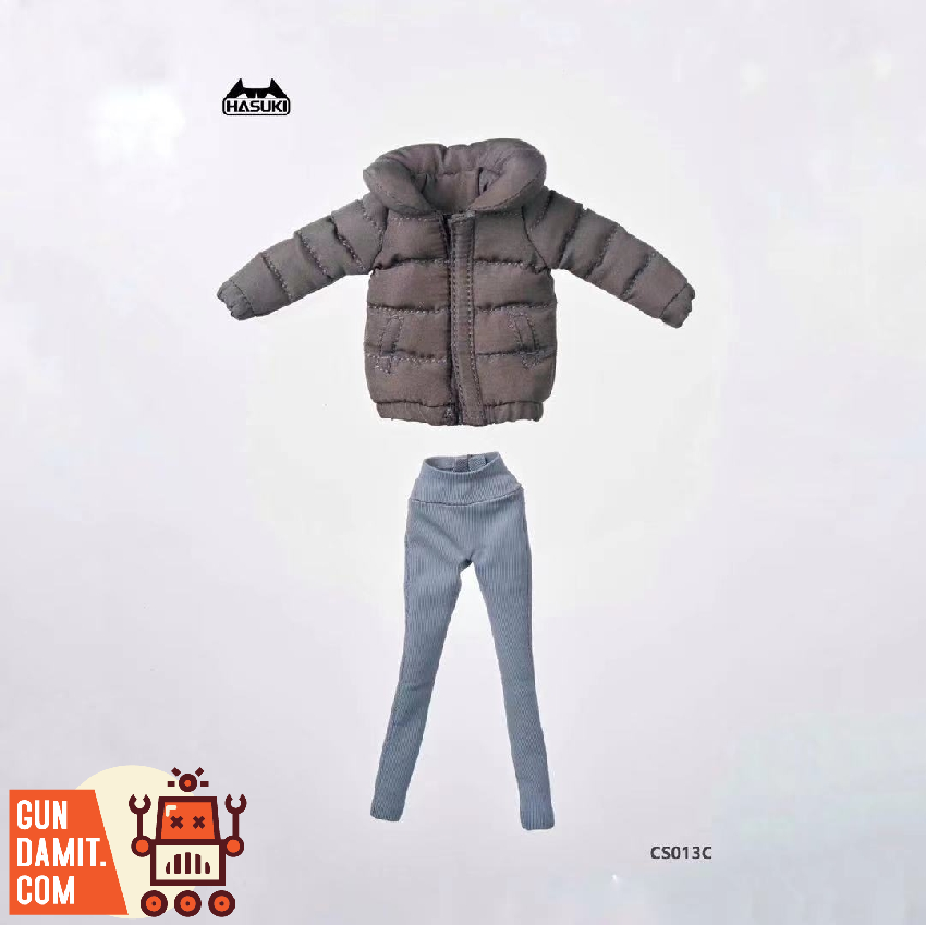 [Pre-Order] HASUKI 1/12 CS013C Figure Clothing Down Jacket Set