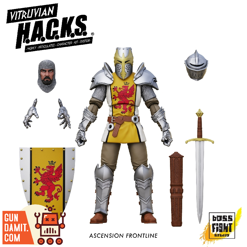 [Pre-Order] Boss Fight Studio 1/18 Middle Ages Vitruvian Hacks Ascension Frontline