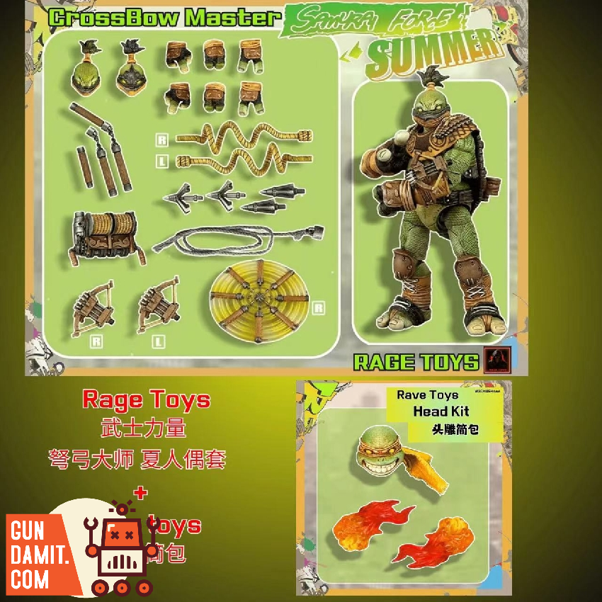 [Pre-Order] Fury Toys 1/12 Samurai Force Summer /w Head Kit