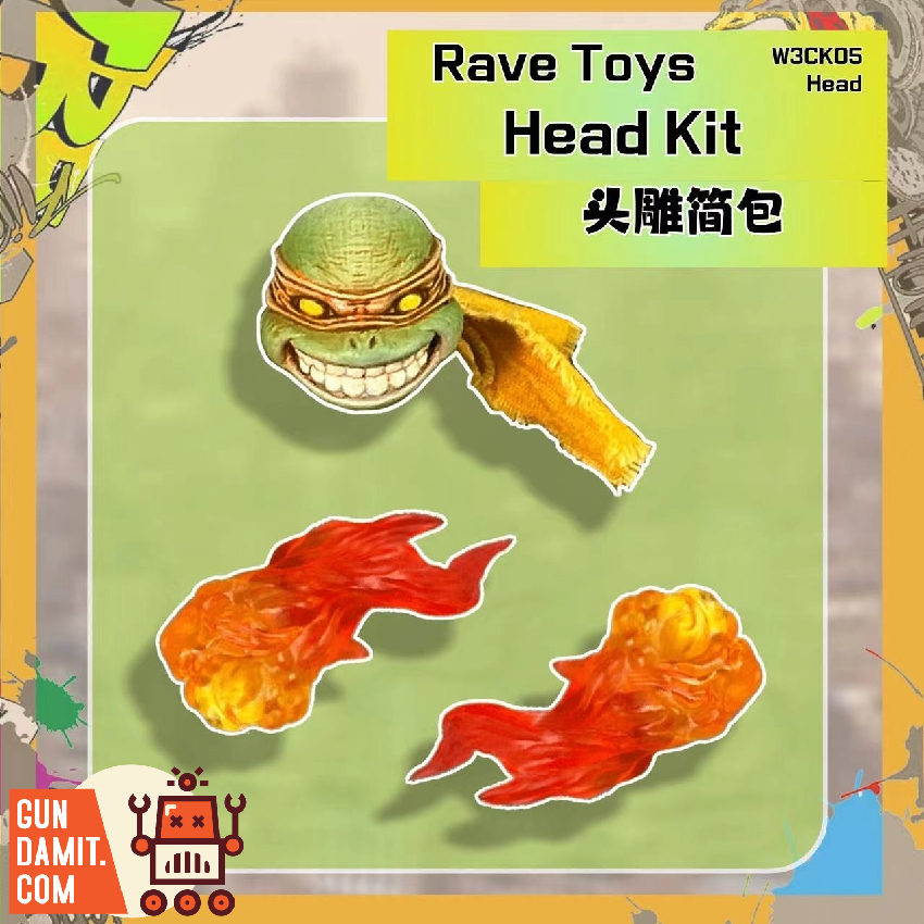 [Pre-Order] Fury Toys Head Kit for 1/12 Samurai Force Summer